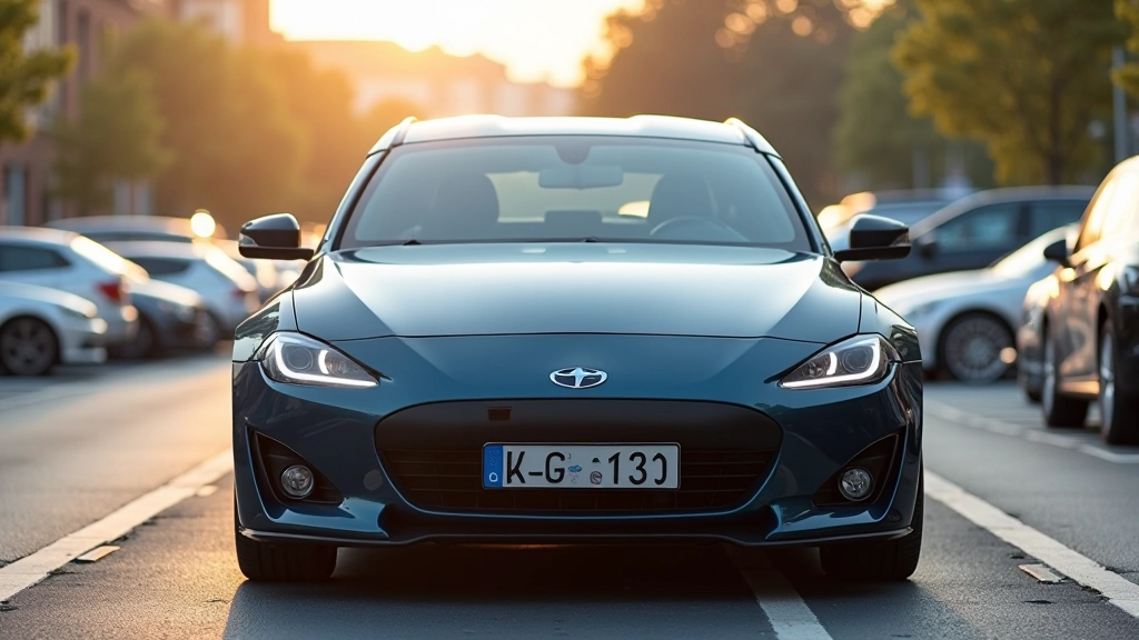 Osobní automobil zaparkovaný na parkovišti — náklady na údržbu a benzín