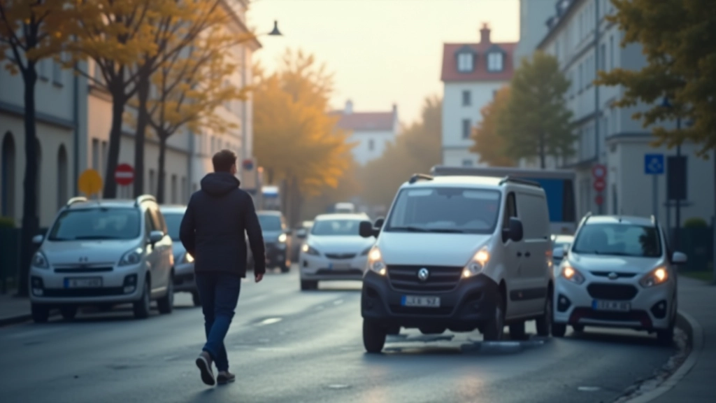 Vlakové nádraží a osobní auto v pozadí